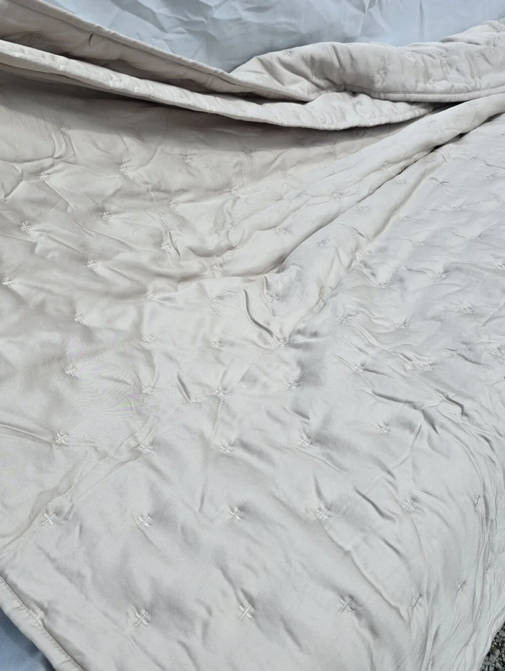 New Quince TWIN Organic bamboo Dream Quilt Sand